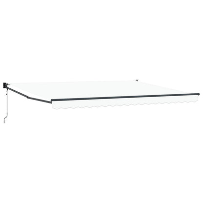 Tenda retrattile Bianco 450 x 300 x 165 cm Poliestere e Metallo | homemem39