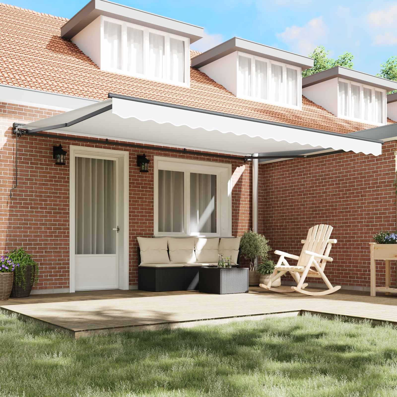 Struttura della tenda Bianco 450 × 300 cm | homemem39
