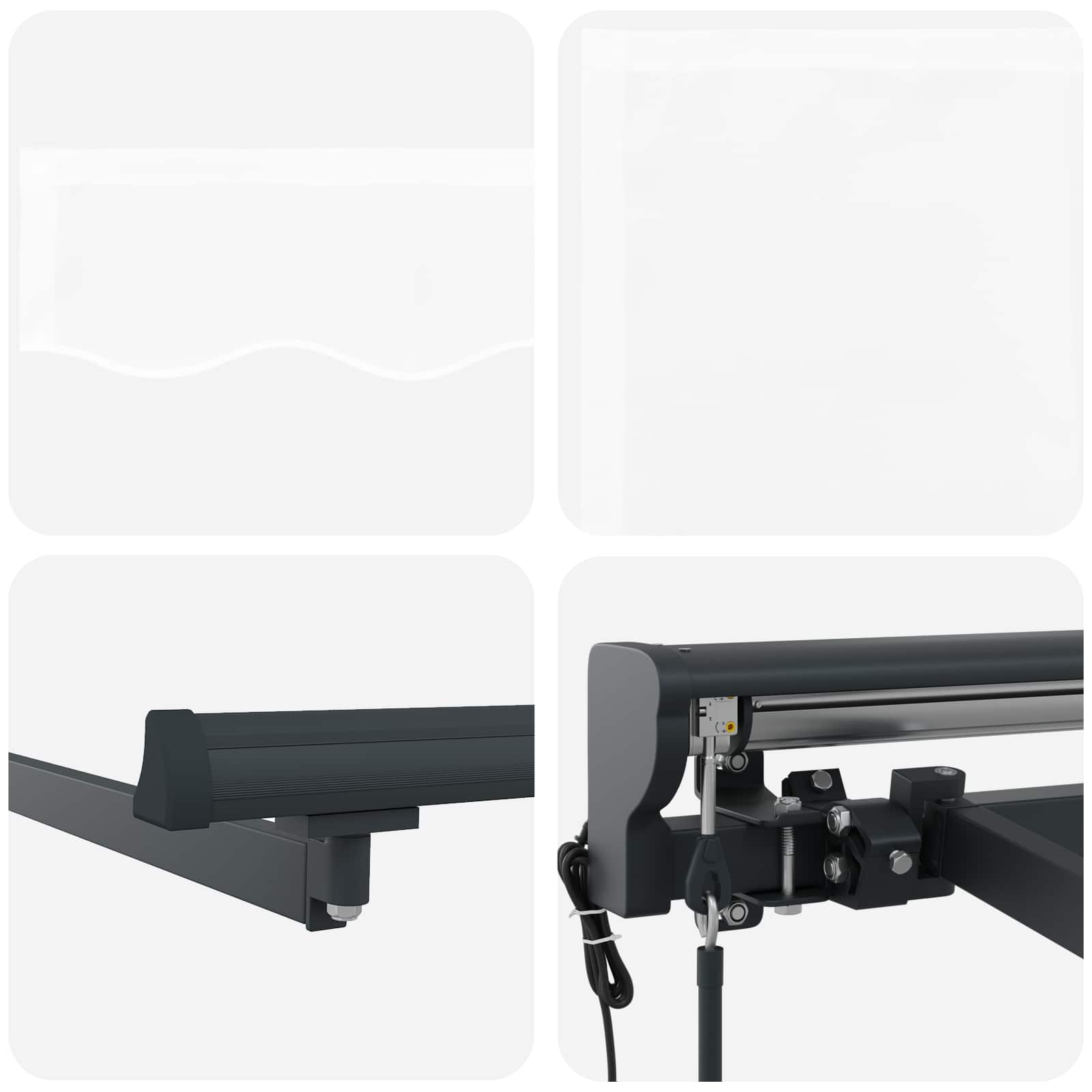Struttura della tenda Bianco 450 × 300 cm | homemem39
