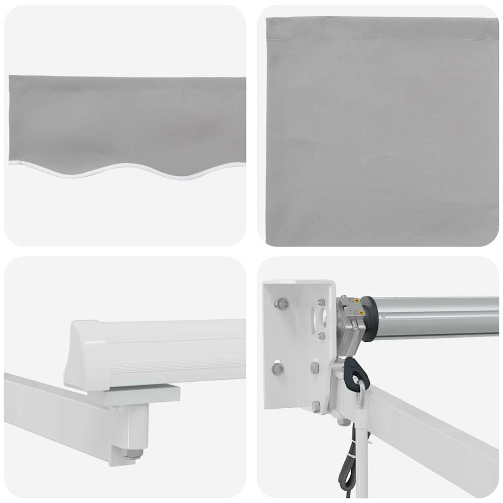 Tenda retrattile Grigio Chiaro 450 x 300 x 165 cm | homemem39