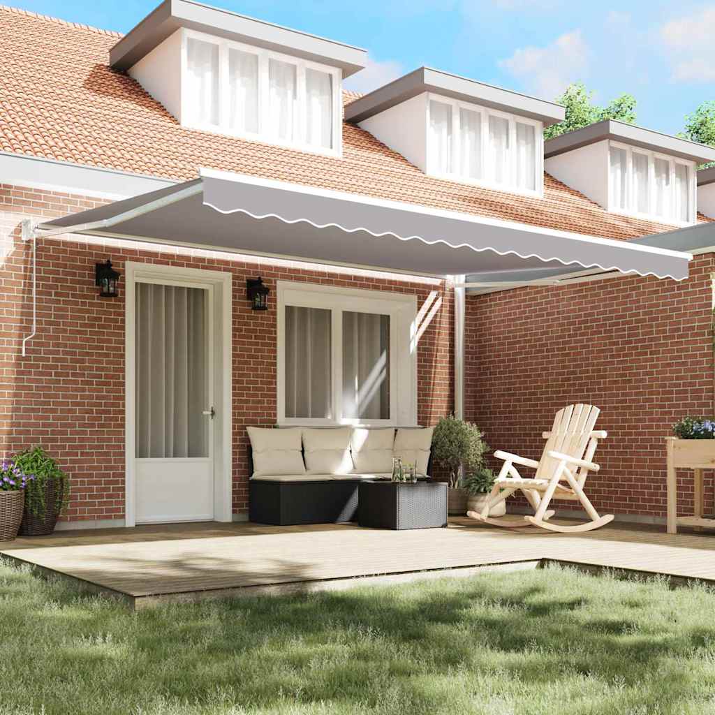 Tenda retrattile Grigio Chiaro 450 x 300 x 165 cm | homemem39