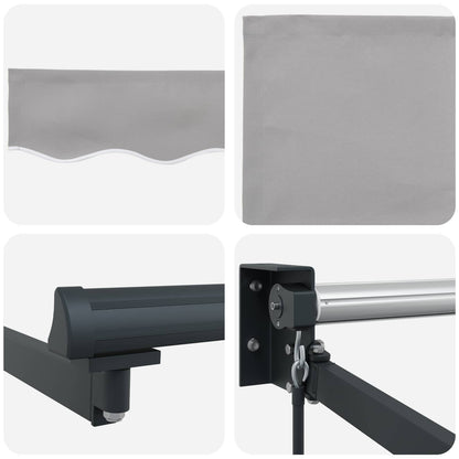 Tenda retrattile Grigio Chiaro 450 x 300 x 165 cm | homemem39