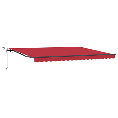 Tenda Retrattile con Rosso 450 × 300 cm Tessuto - homemem39