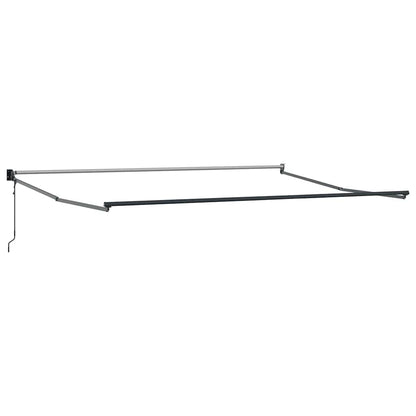 Tenda da Sole Rosso 4,5 × 3 m Poliestere e metallo