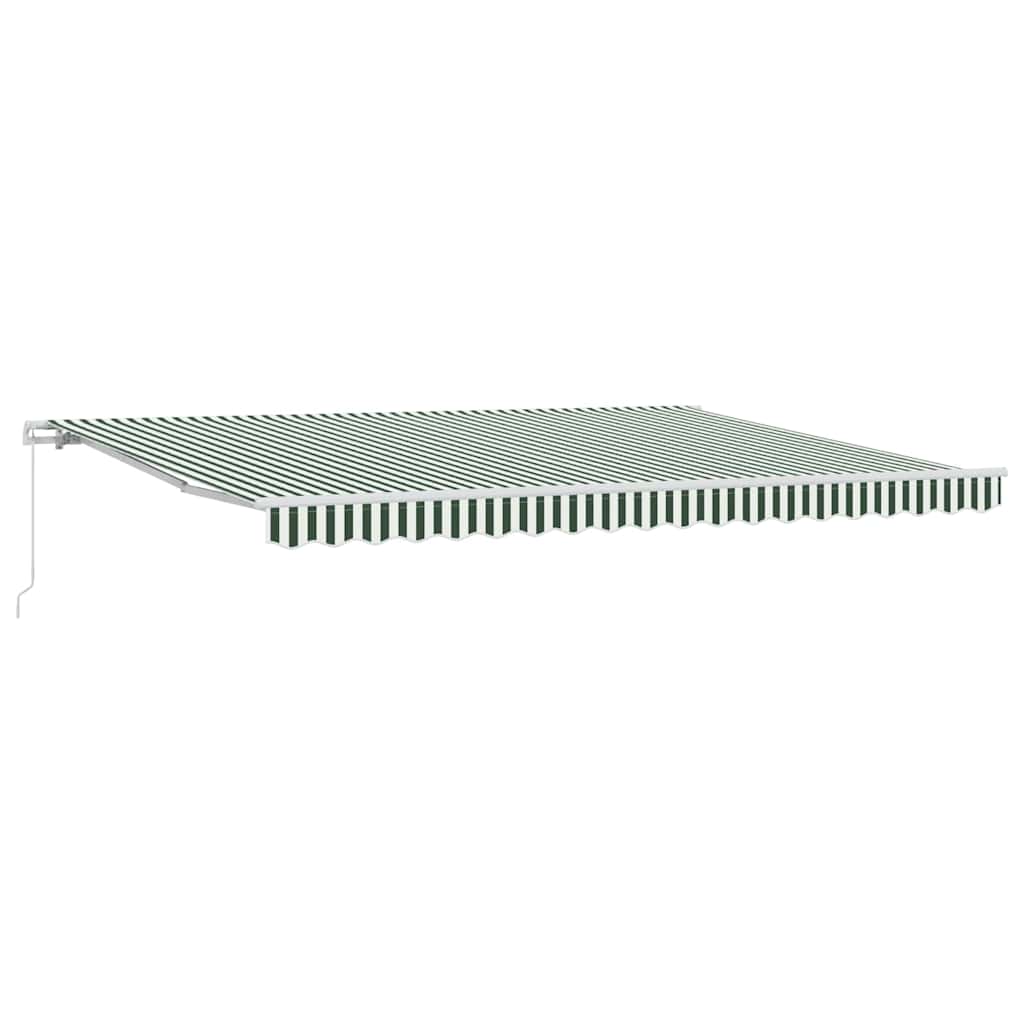 Tenda retrattile Verde e Bianco 450 x 300 x 165 cm | homemem39