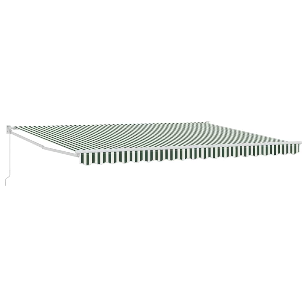 Tenda retrattile Verde e Bianco 450 x 300 x 165 cm | homemem39