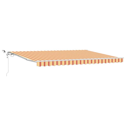 Tenda retrattile Giallo e Arancione 450 × 350 cm Poliestere | homemem39