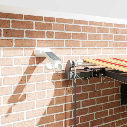 Tenda Retrattile con giallo e arancione 450 × 350 cm Tessuto - homemem39