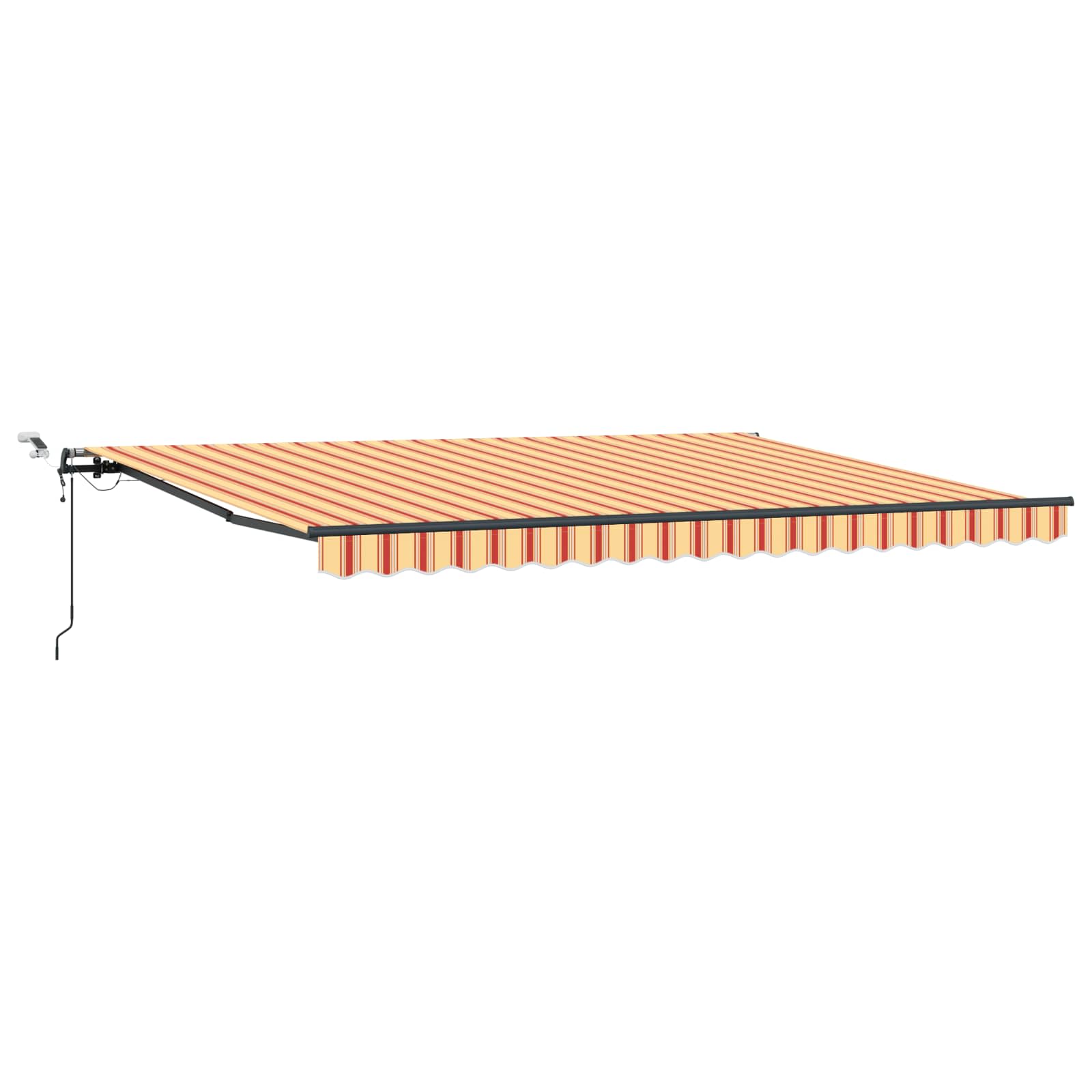 Tenda retrattile Giallo e Arancione 450 × 350 cm Poliestere | homemem39
