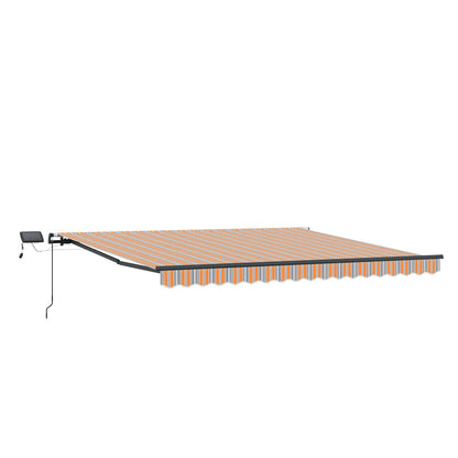 Tenda retrattile Multicolore 450 × 350 cm Tessuto e Alluminio | homemem39