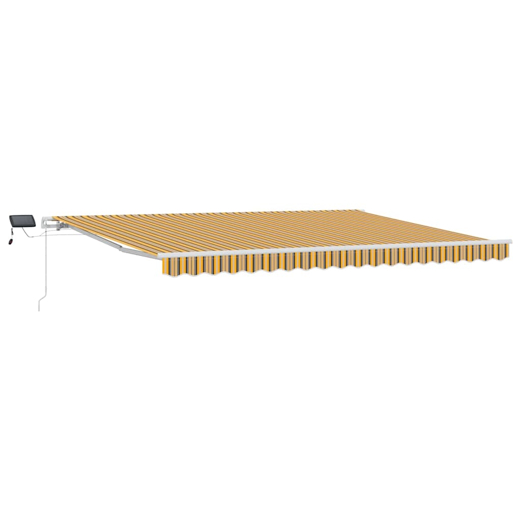 Tenda retrattile Multicolore 450 × 350 cm Tessuto e Alluminio | homemem39
