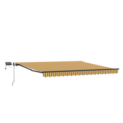 Tenda retrattile Multicolore 450 × 350 cm Tessuto e Alluminio | homemem39
