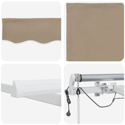 Tenda retrattile Beige 450 × 350 cm Poliestere | homemem39