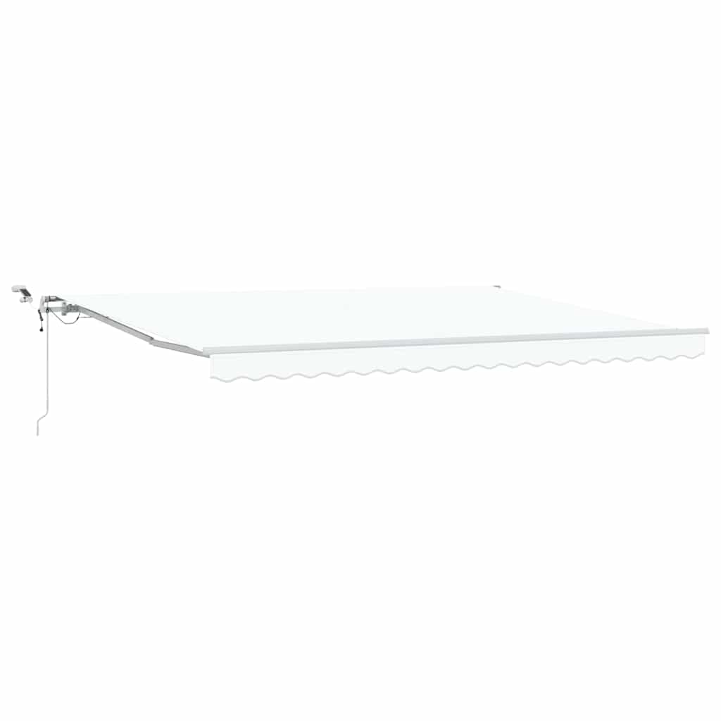 Tenda retrattile Bianco 450 × 350 cm Poliestere | homemem39