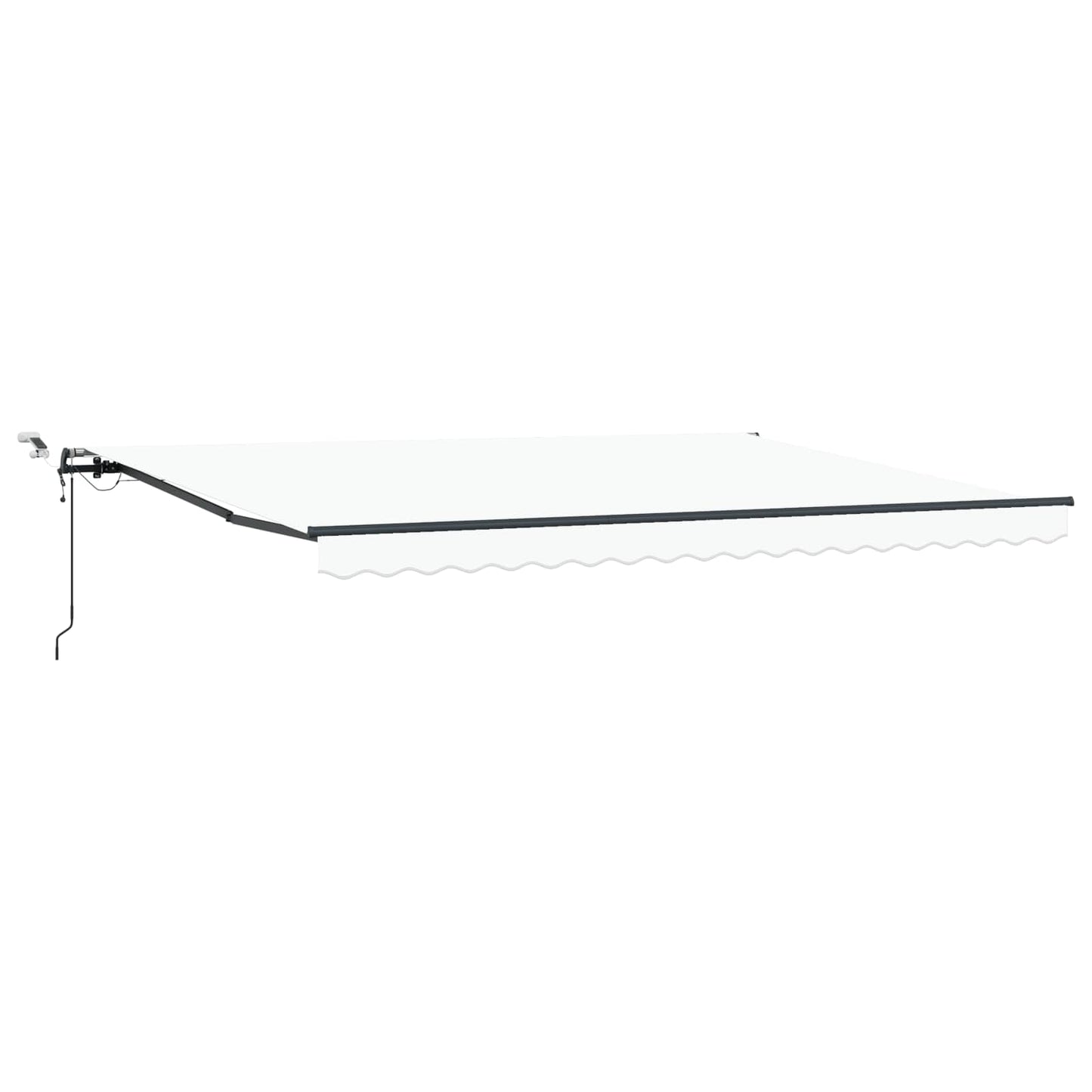 Tenda retrattile Bianco 450 × 350 cm Poliestere | homemem39