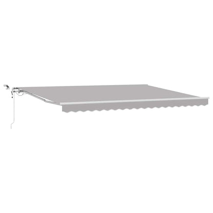 Tenda retrattile Grigio Chiaro 450 × 350 cm Poliestere | homemem39