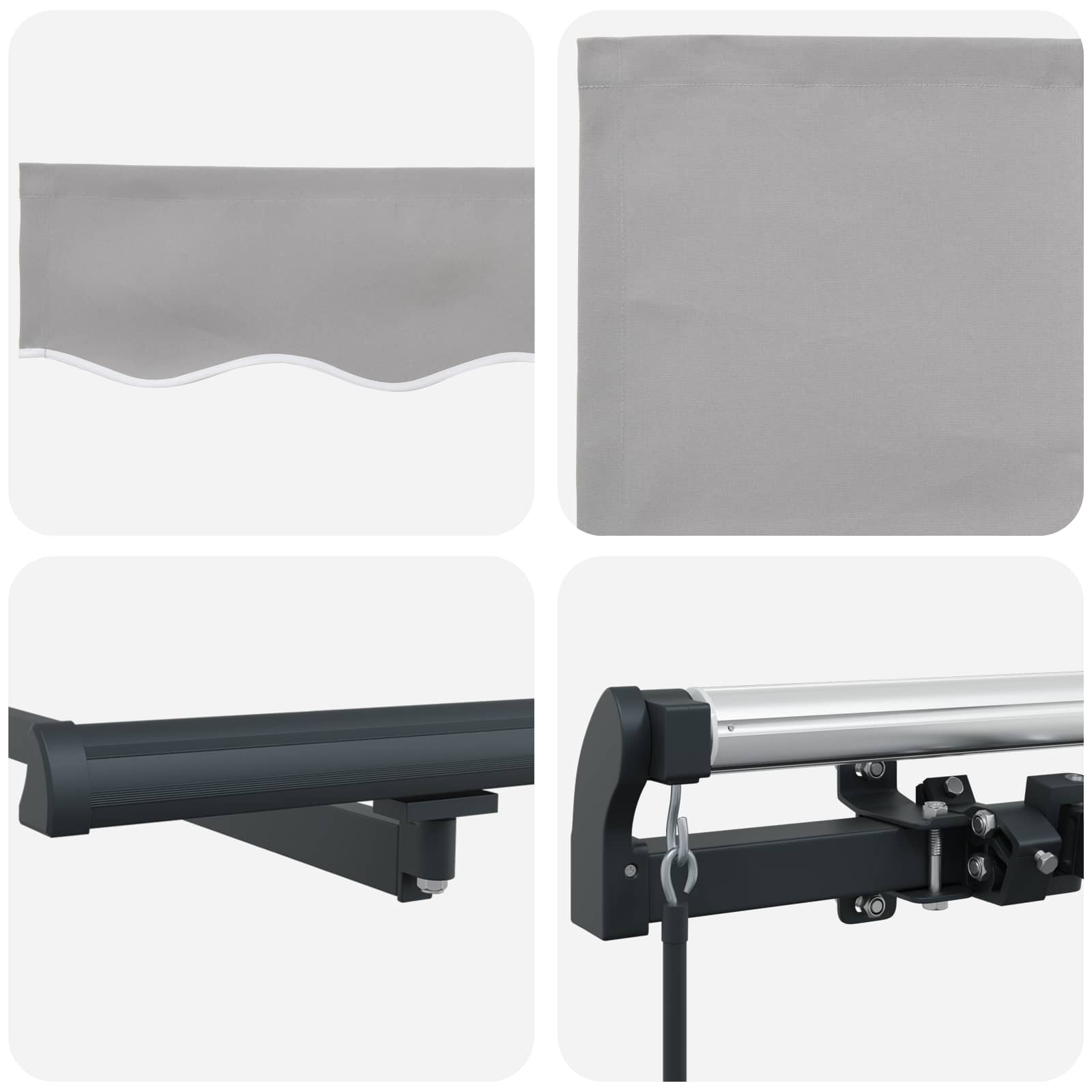 Tenda retrattile Grigio Chiaro 450 × 350 cm | homemem39