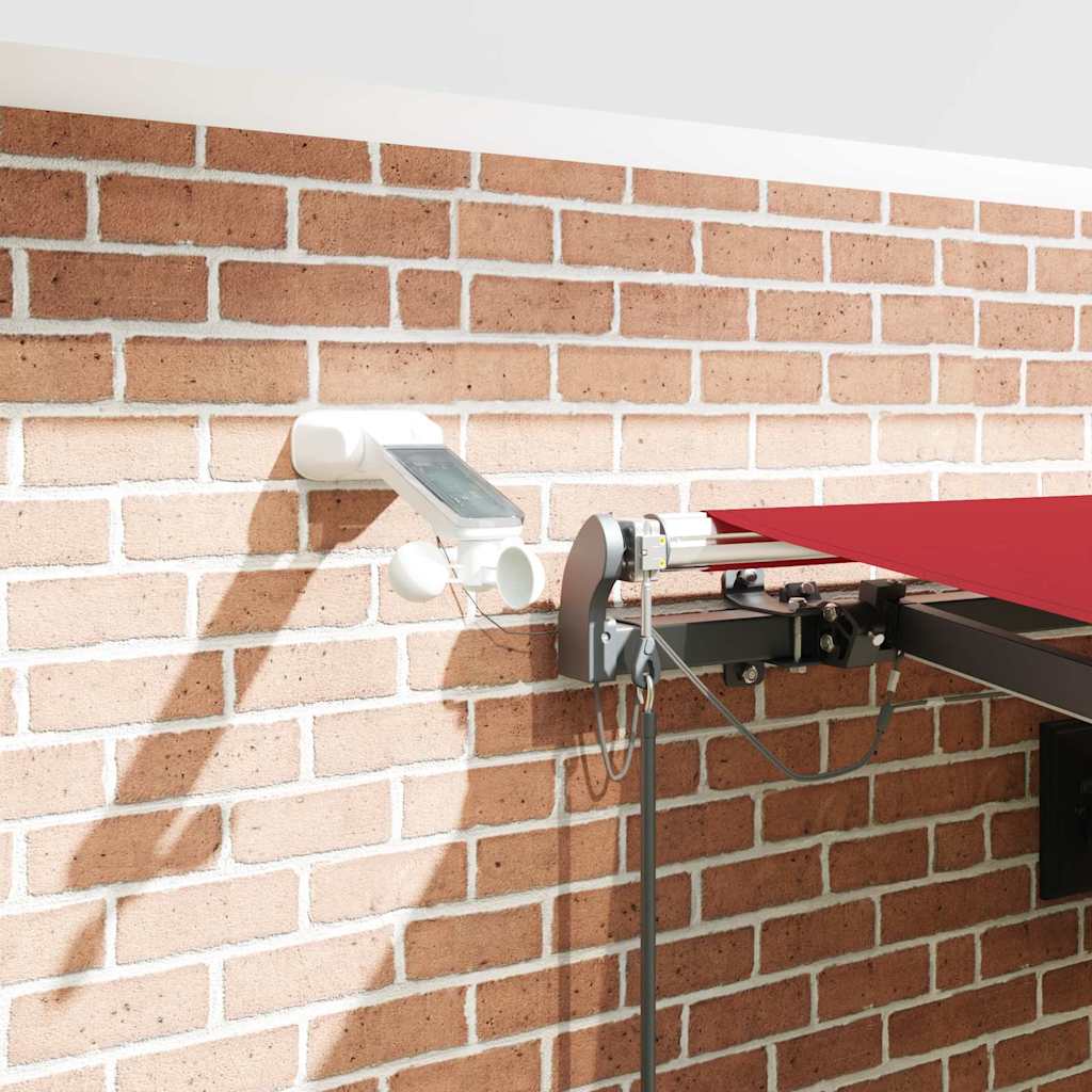 Tenda Retrattile con Rosso 450 × 350 cm Tessuto - homemem39