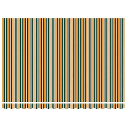 Tenda Retrattile Verde e Giallo 450 × 350 cm