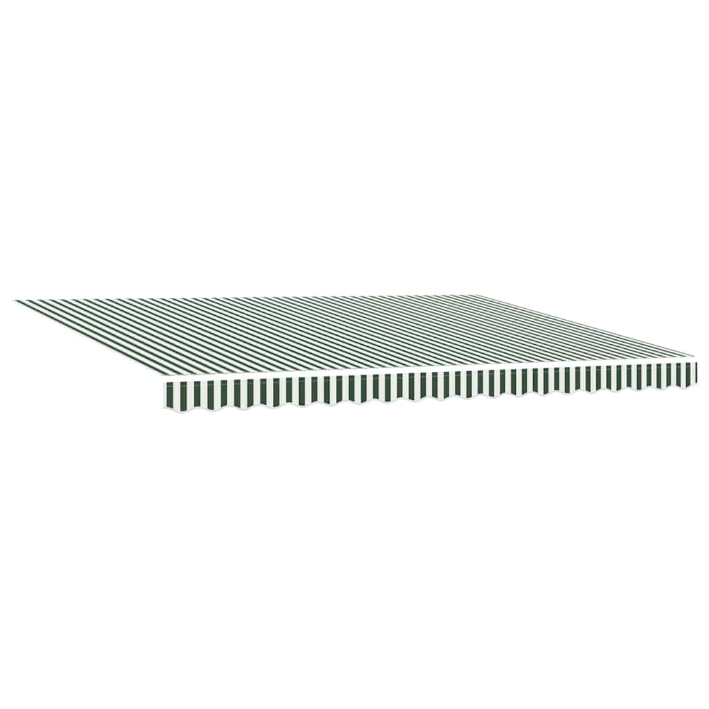 Tettuccio Elettrico Retrattile Verde e Bianco 450 × 350 cm | homemem39
