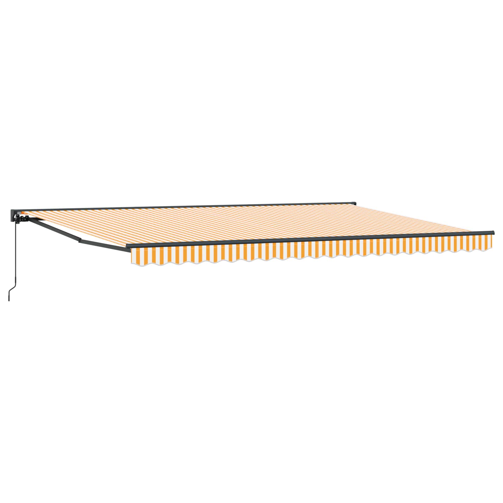 Struttura della tenda Giallo e Bianco 500 × 300 cm | homemem39