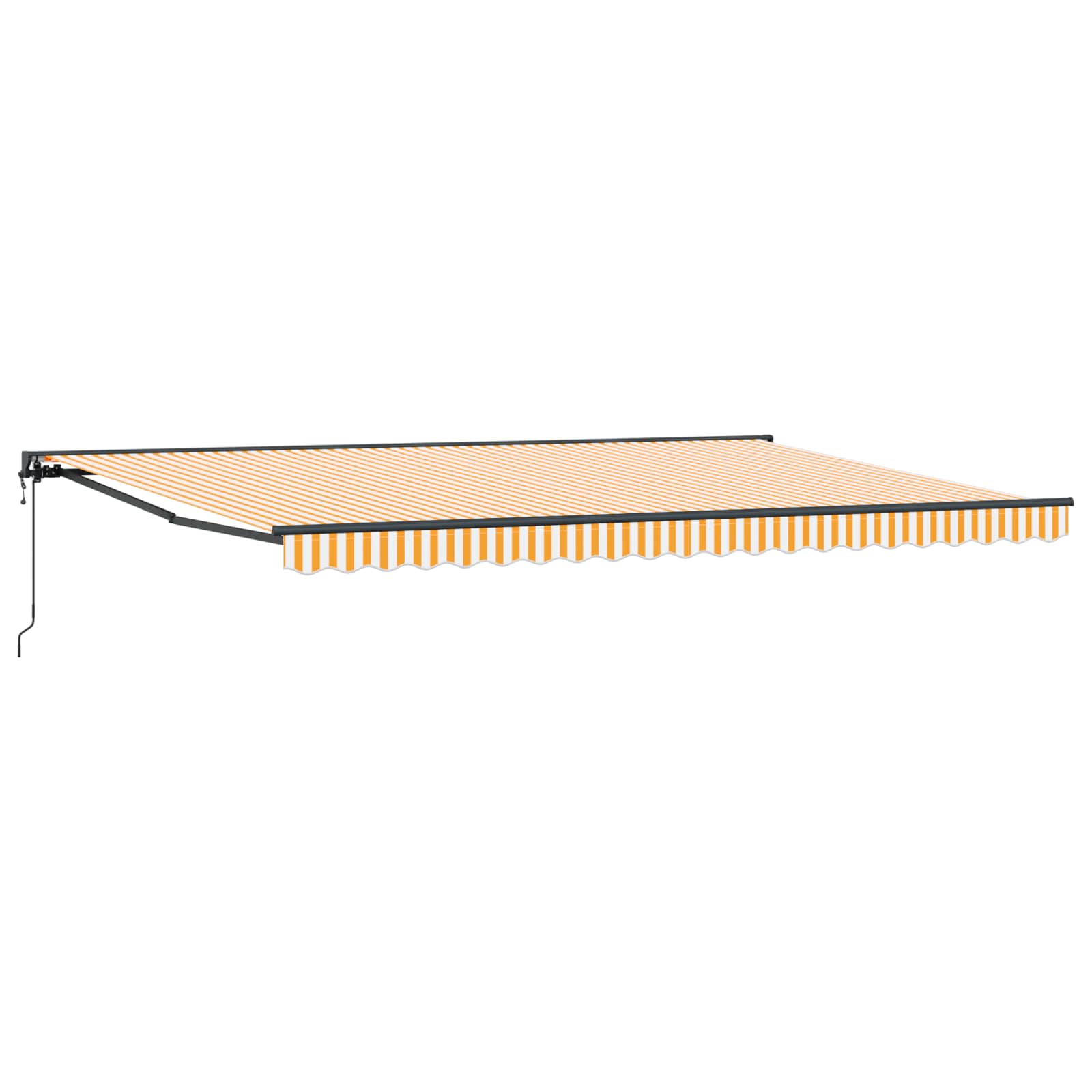 Struttura della tenda Giallo e Bianco 500 × 300 cm | homemem39