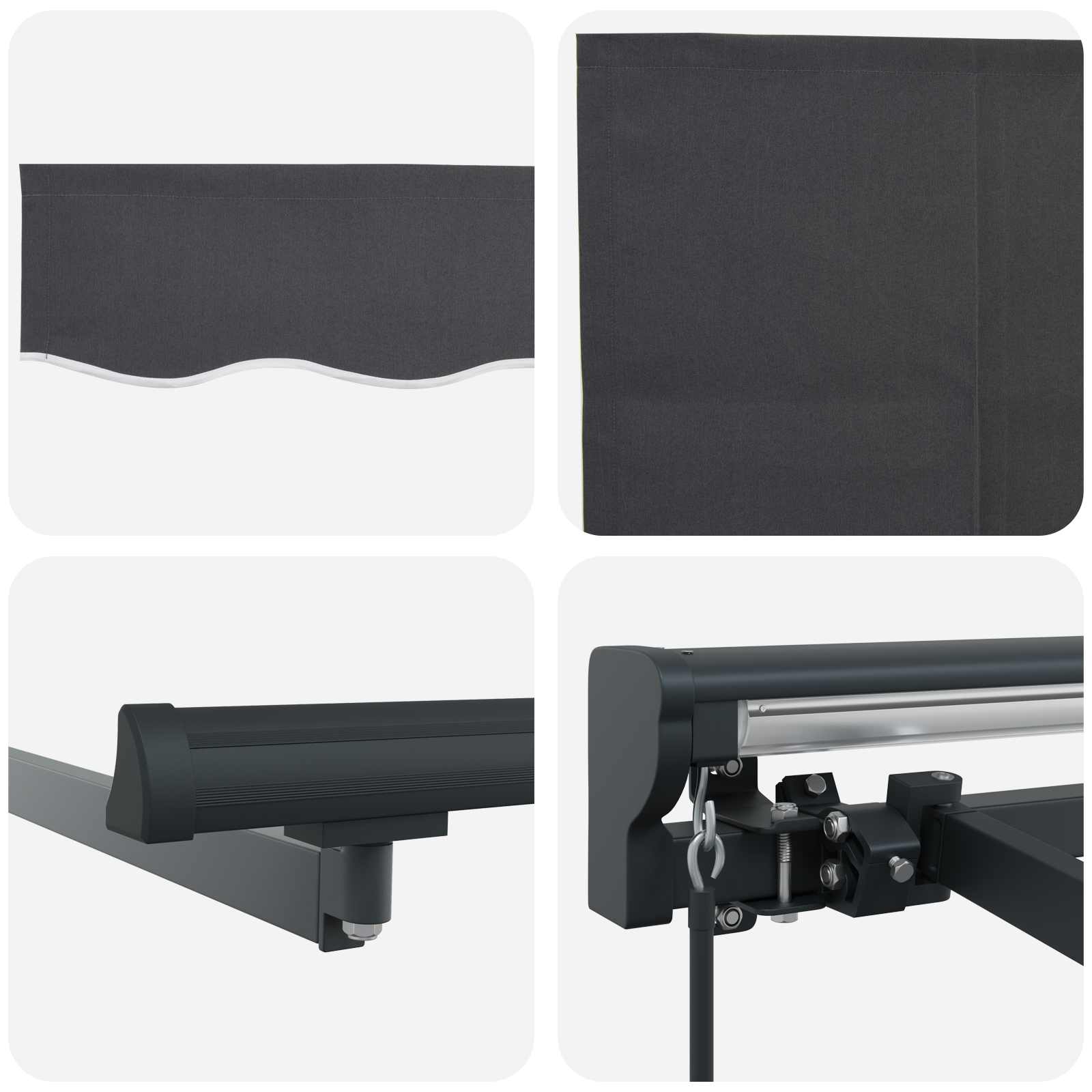 Struttura della tenda Antracite 500 × 300 cm | homemem39