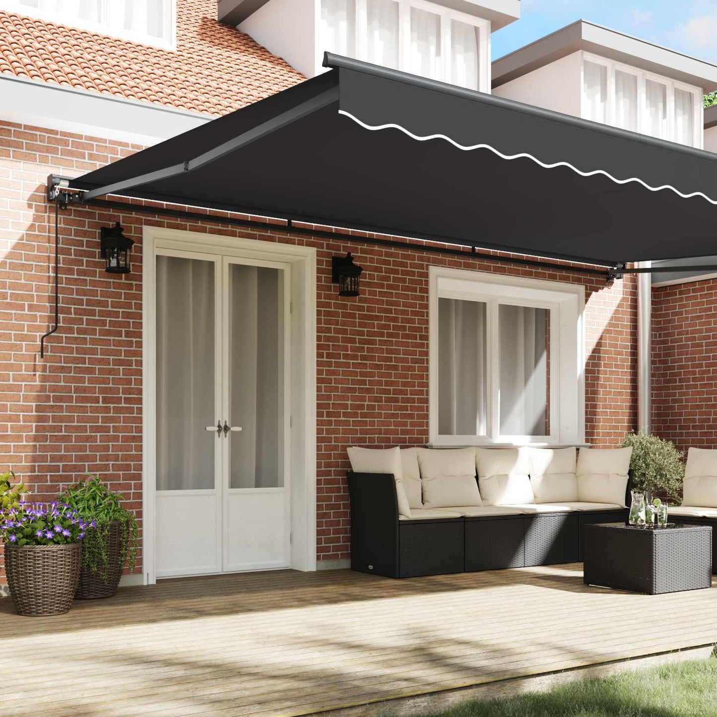 Struttura della tenda Antracite 500 × 300 cm | homemem39