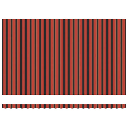 Tenda da Sole Arancione e Marrone 500 x 300 x 165 cm | homemem39