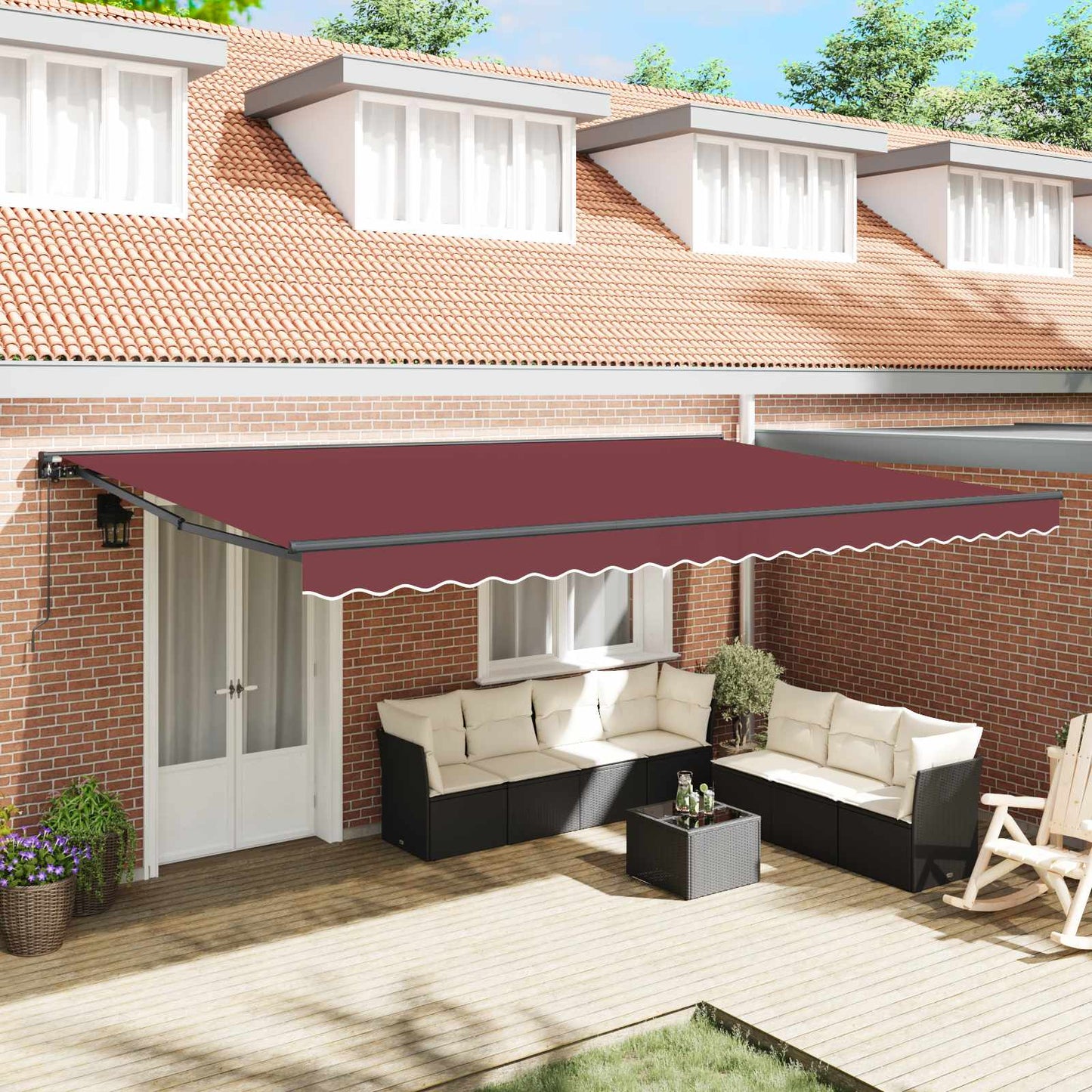 Struttura della tenda Borgogna 500 × 300 cm | homemem39