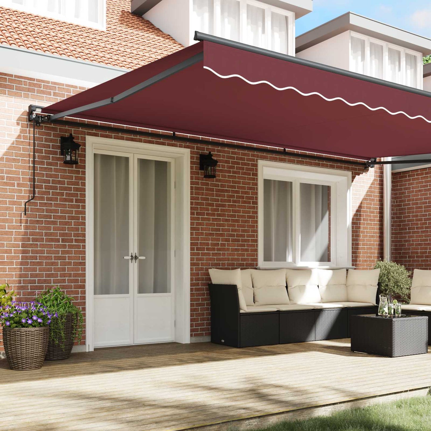 Struttura della tenda Borgogna 500 × 300 cm | homemem39