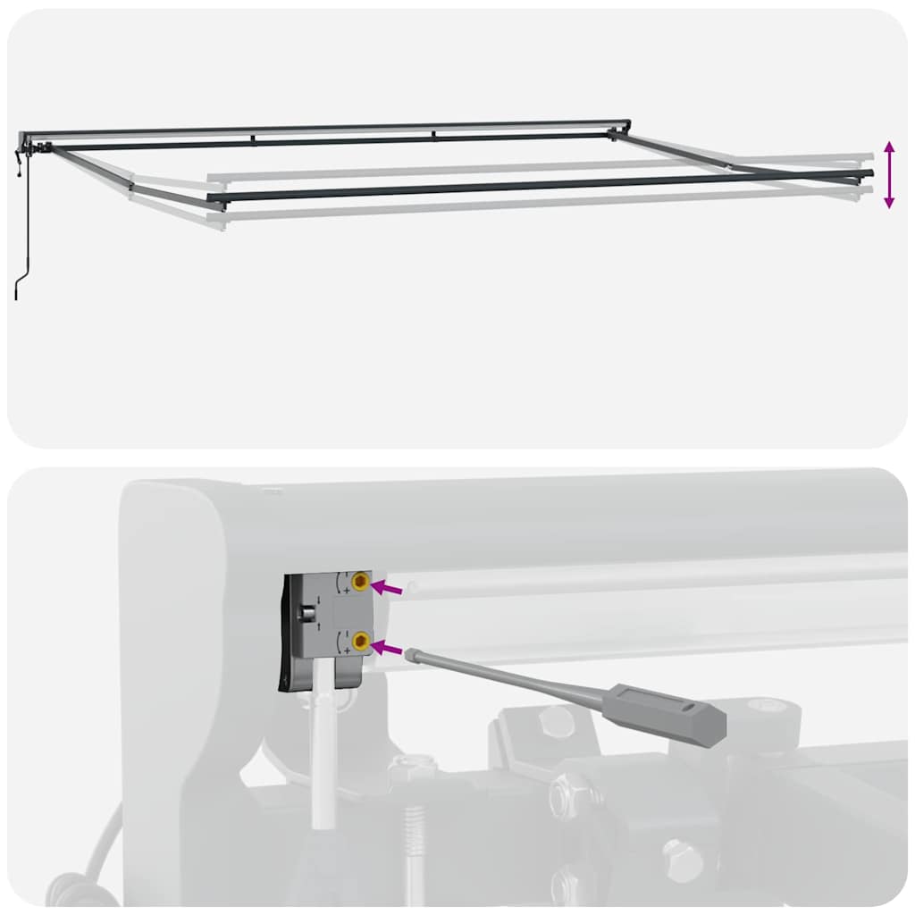 Struttura della tenda Borgogna 500 × 300 cm | homemem39