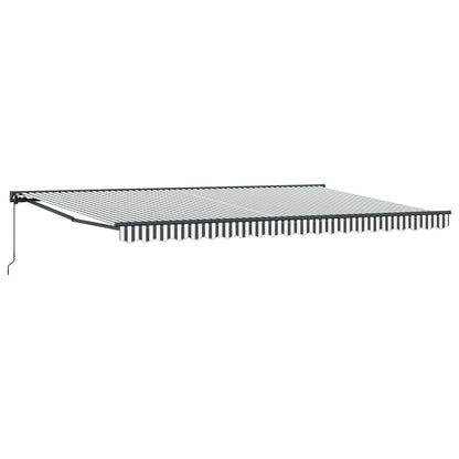 Struttura della tenda Antracite e Bianco 500 × 300 cm | homemem39