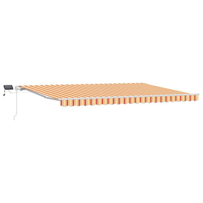 Tenda Retrattile con giallo e arancione 500 ×300 cm Tessuto - homemem39