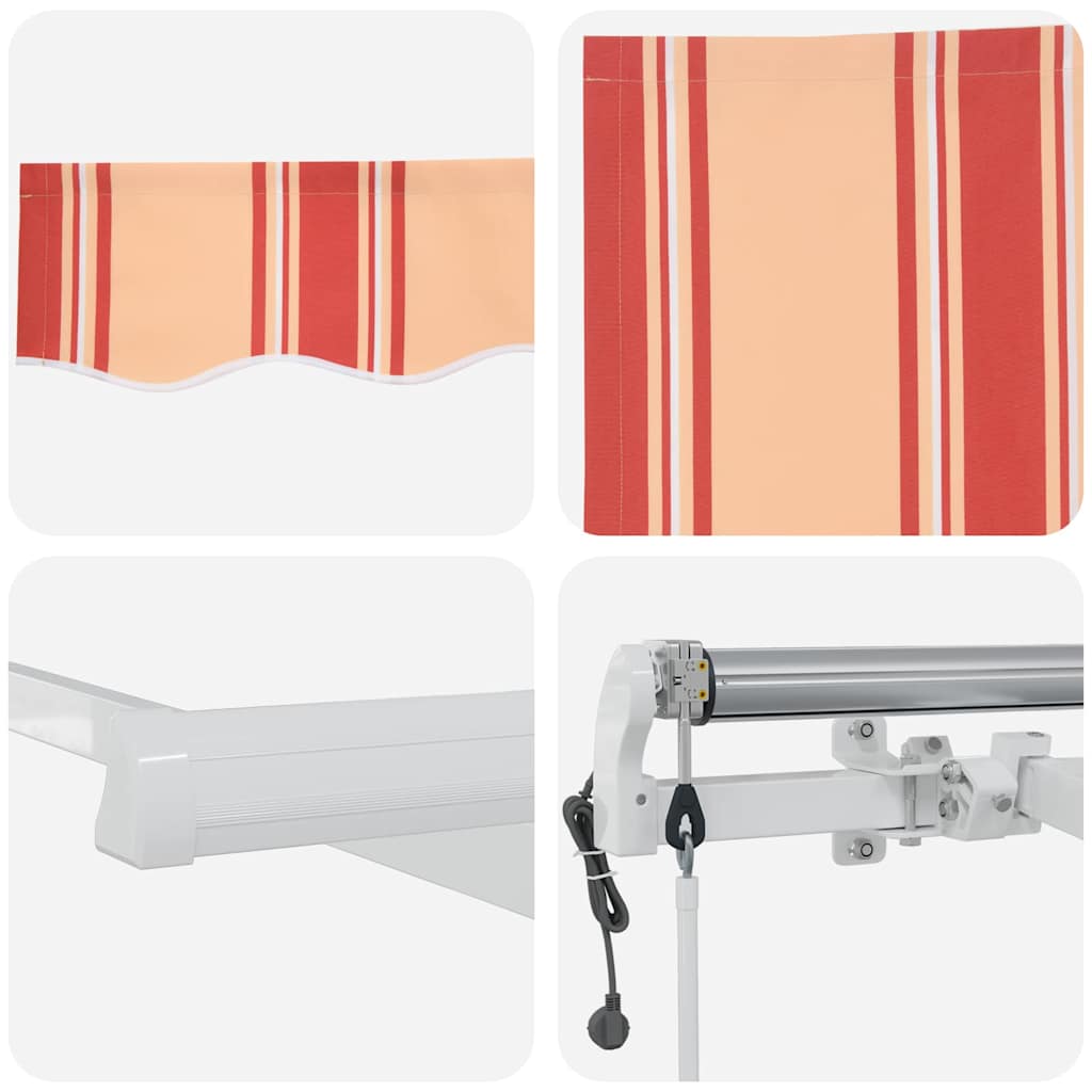 Tenda retrattile Giallo e Arancione 500 × 300 cm | homemem39