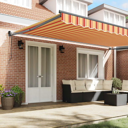 Tenda retrattile Crema 500 x 300 x 165 cm Poliestere e Metallo | homemem39