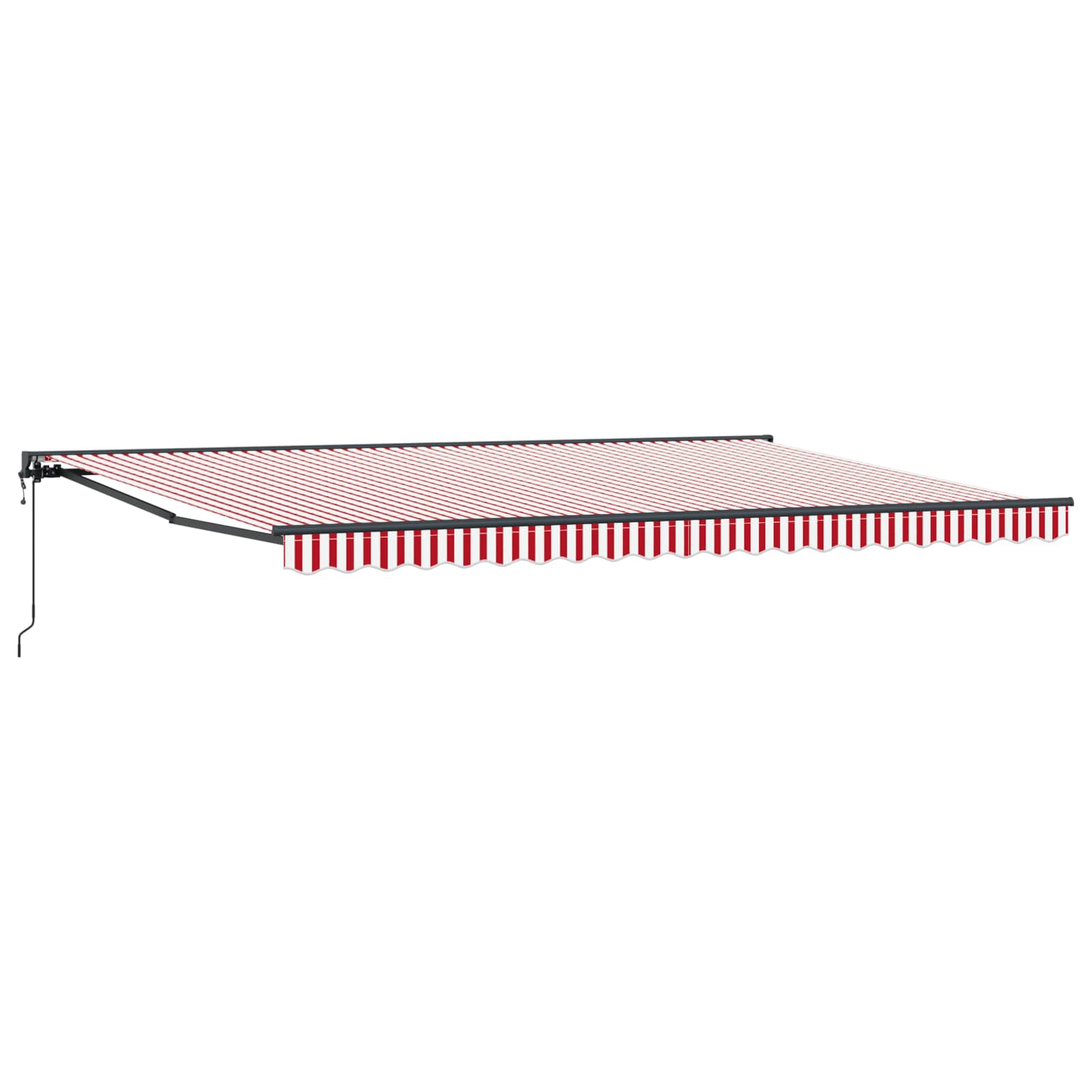 Struttura della tenda Rosso e Bianco 500 × 300 cm | homemem39