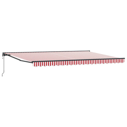 Struttura della tenda Rosso e Bianco 500 × 300 cm | homemem39