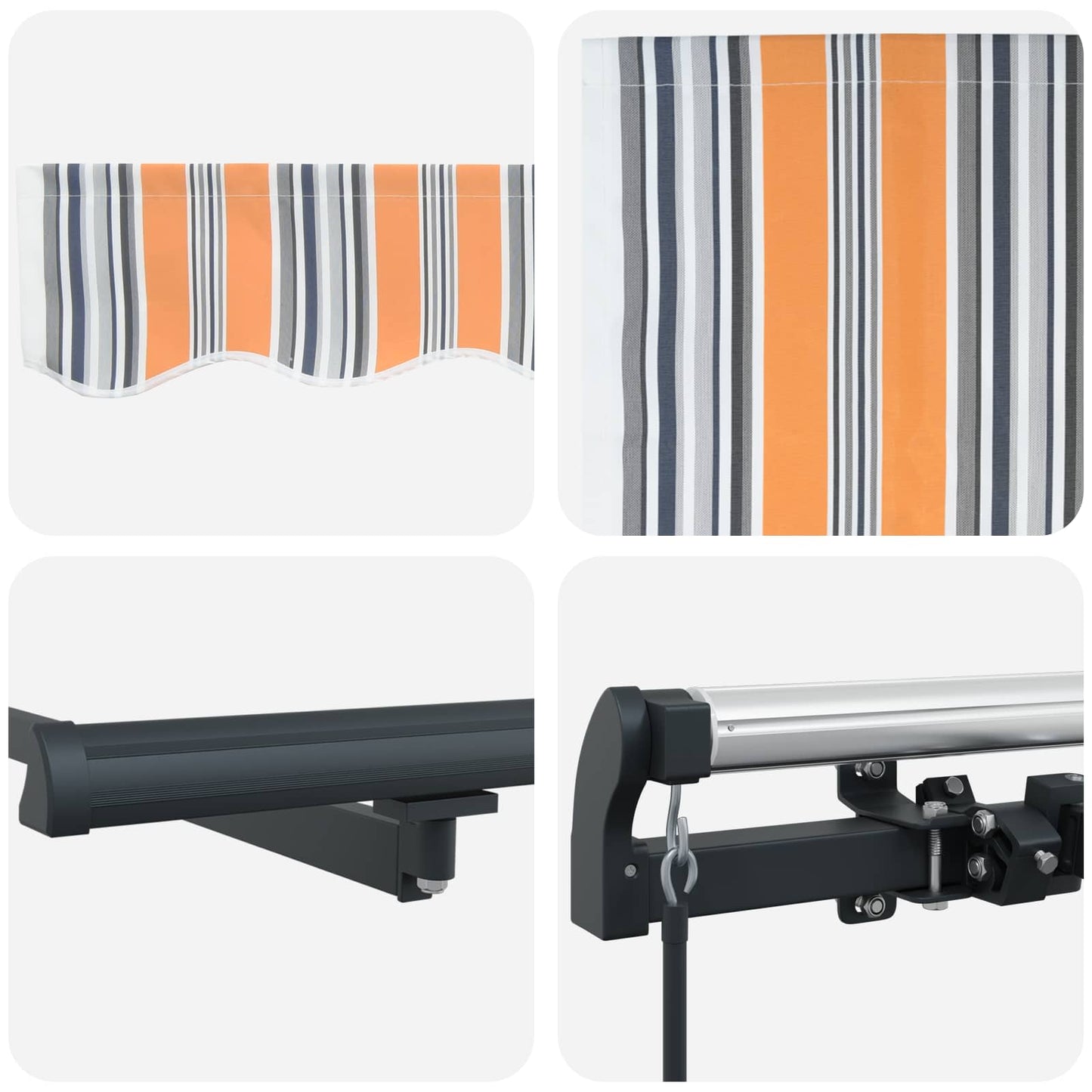 Tenda retrattile Multicolore 500 x 300 x 165 cm | homemem39