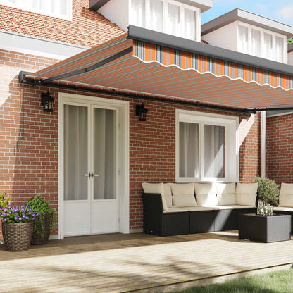 Tenda retrattile Multicolore 500 × 300 cm Tela e Alluminio | homemem39