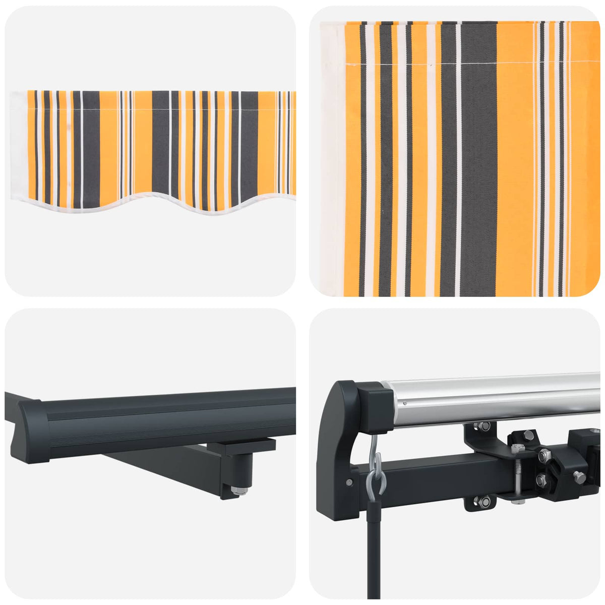 Tenda retrattile Multicolore 500 × 300 cm | homemem39