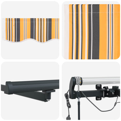 Tenda retrattile Multicolore 500 × 300 cm Poliestere | homemem39