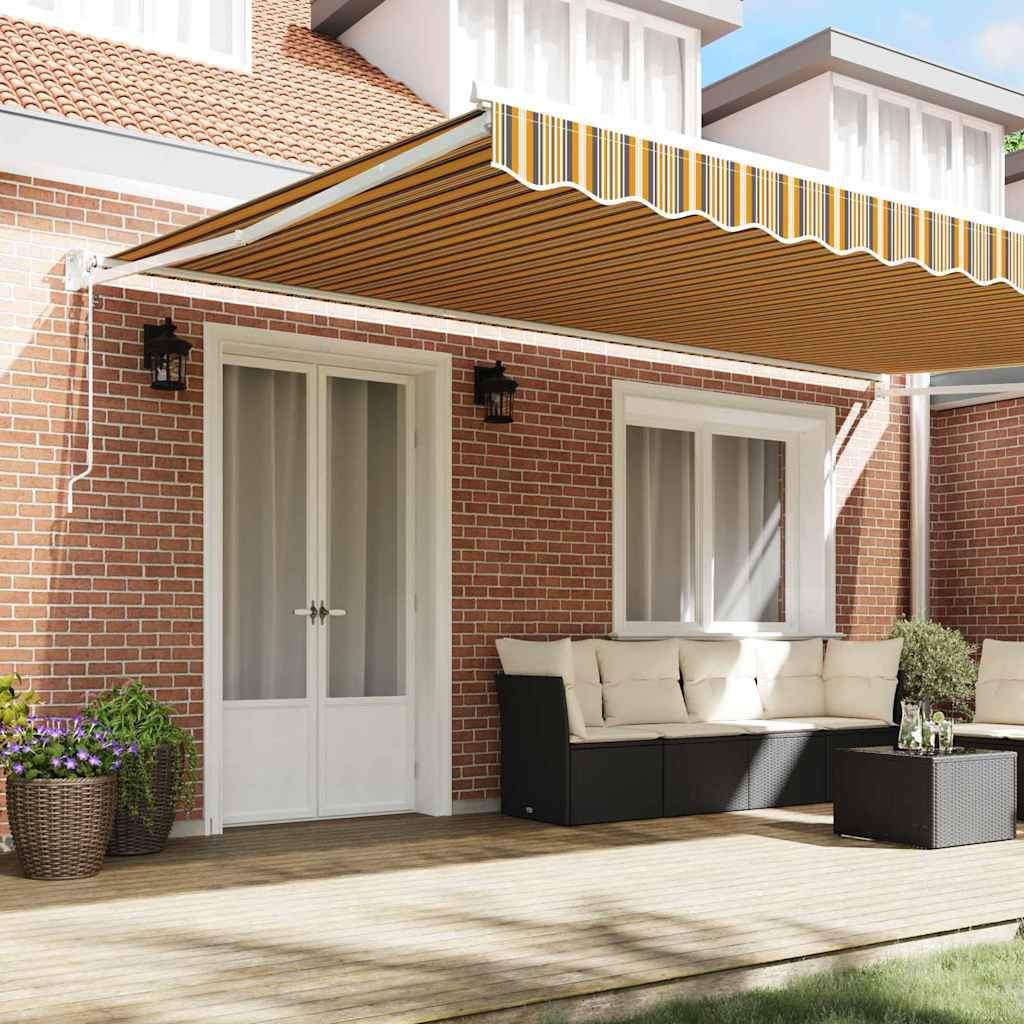 Tenda Retrattile Multicolore 500 × 300 cm Tessuto - homemem39