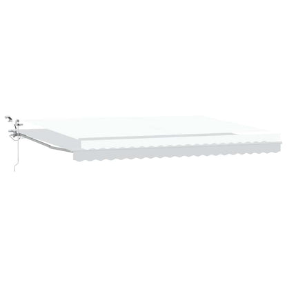 Tenda retrattile Bianco 500 × 300 cm Poliestere | homemem39