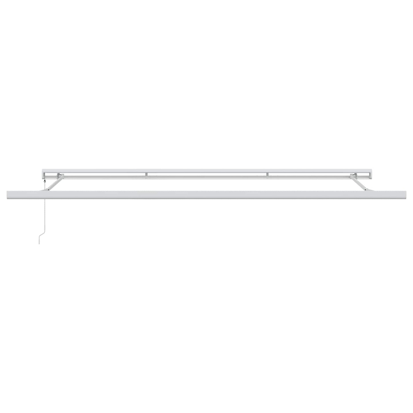 Tenda retrattile Verde e Bianco 500 × 300 cm Tela e Alluminio | homemem39