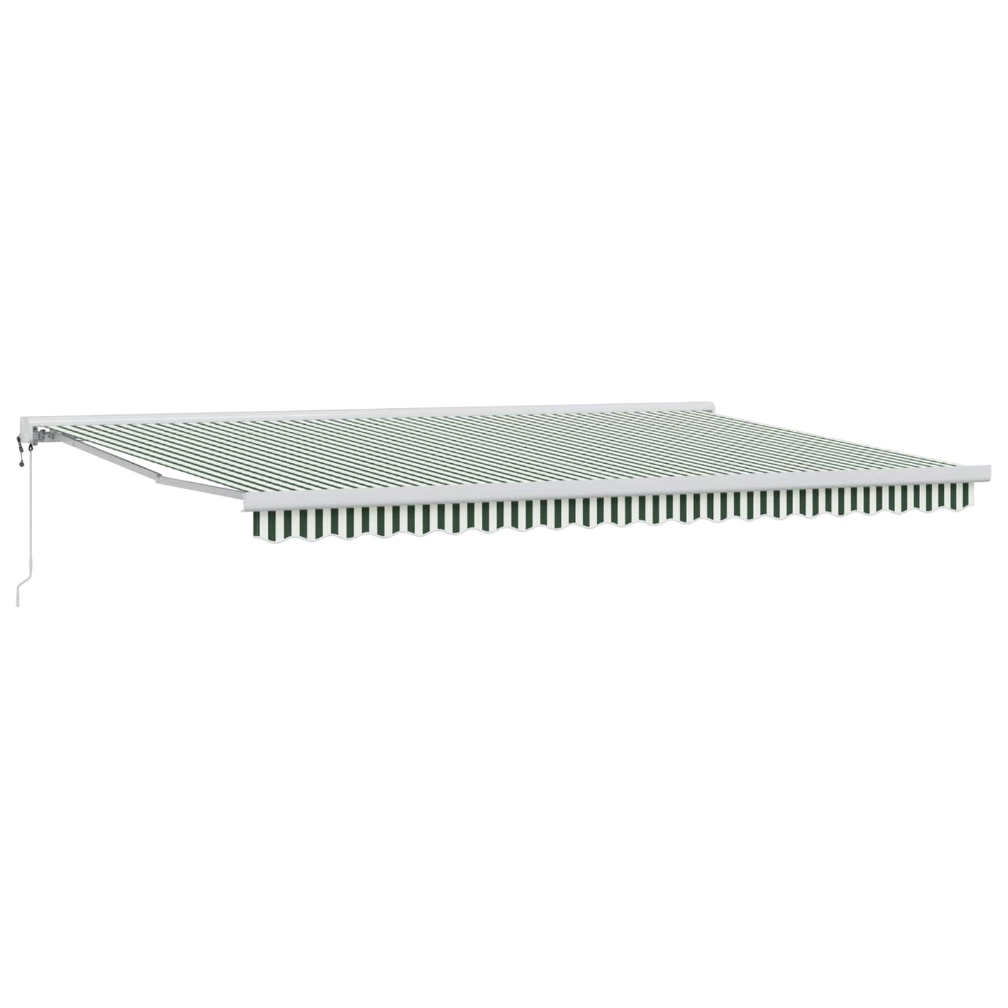 Tenda retrattile Verde e Bianco 500 x 300 x 165 cm | homemem39