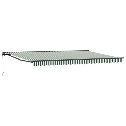 Struttura della tenda Verde e Bianco 500 × 300 cm | homemem39