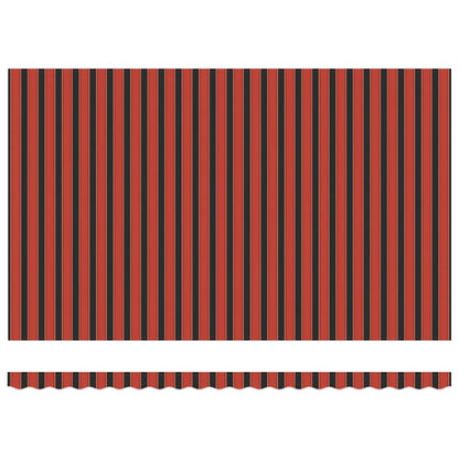 Tenda Retrattile arancione e marrone 500 ×350 cm Tessuto - homemem39