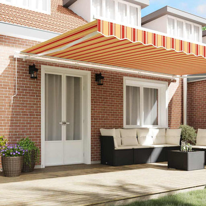 Tenda Retrattile Giallo e Arancione 500 × 350 cm | homemem39