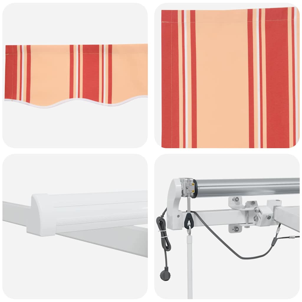 Tenda Retrattile Giallo e Arancione 500 × 350 cm - homemem39